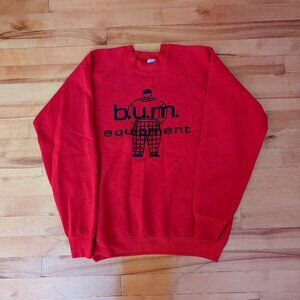 Vintage Red Bum Crewneck Sweatshirt